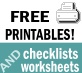 Free printable checklists and worksheets ...